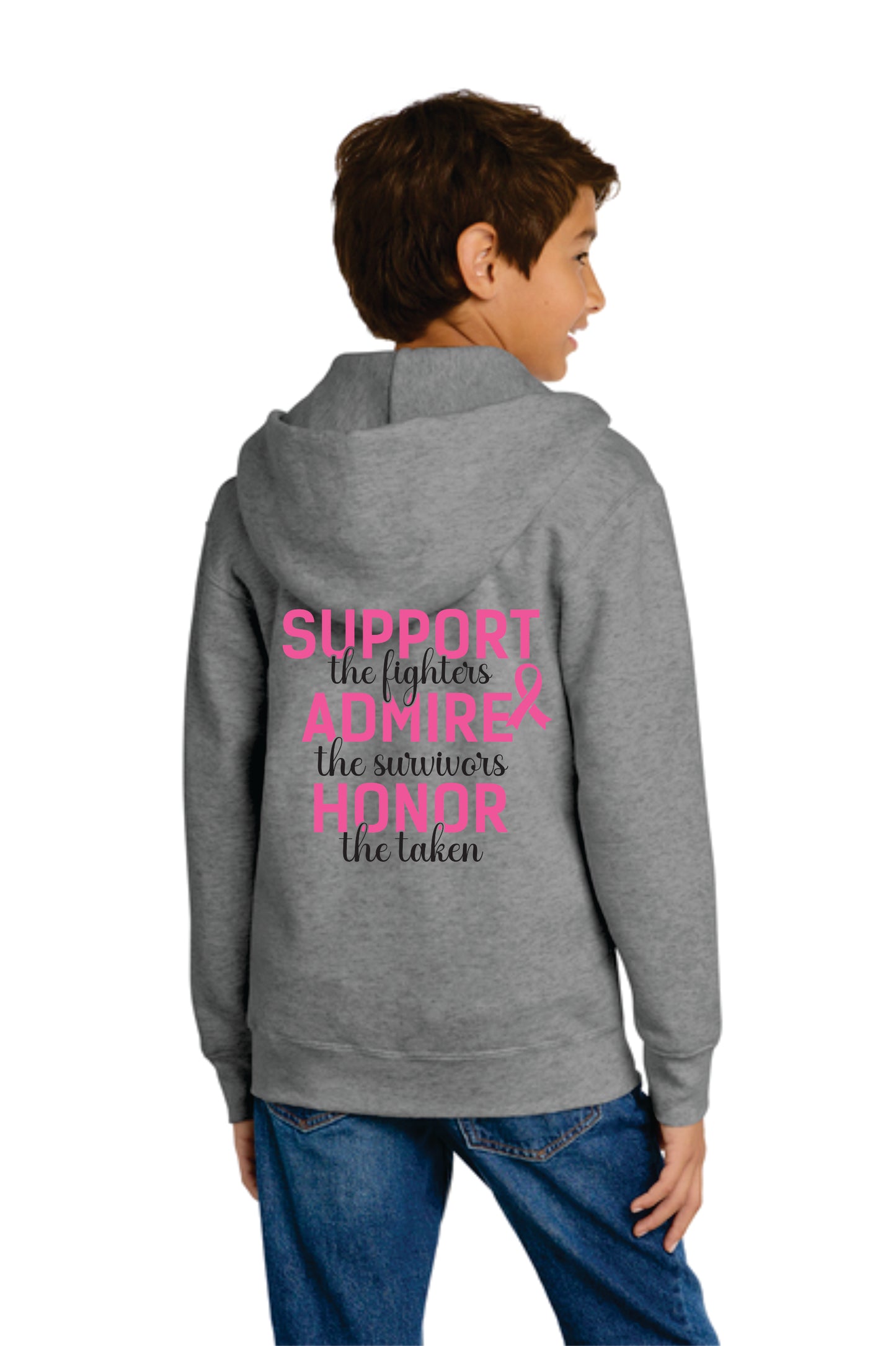 Western Cancer Awareness Full Zip