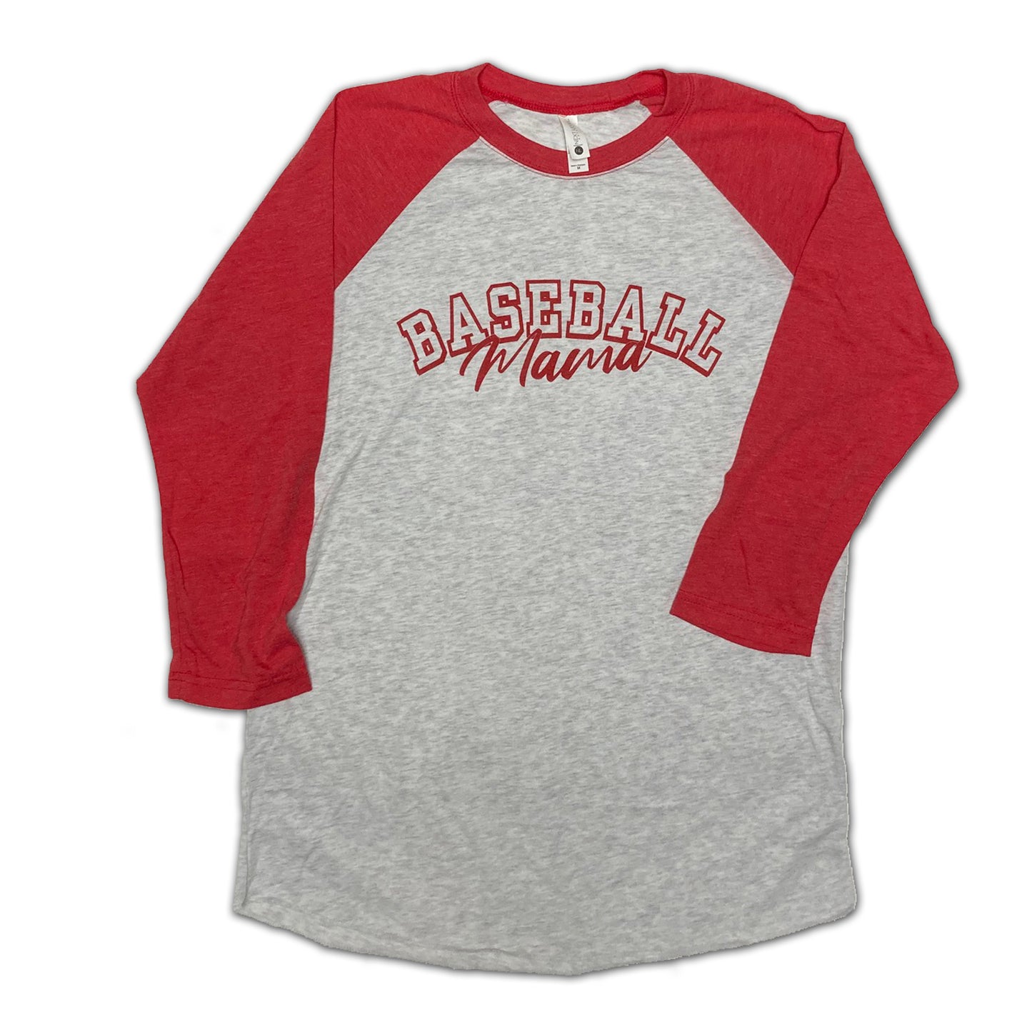 Baseball Mama red/heather