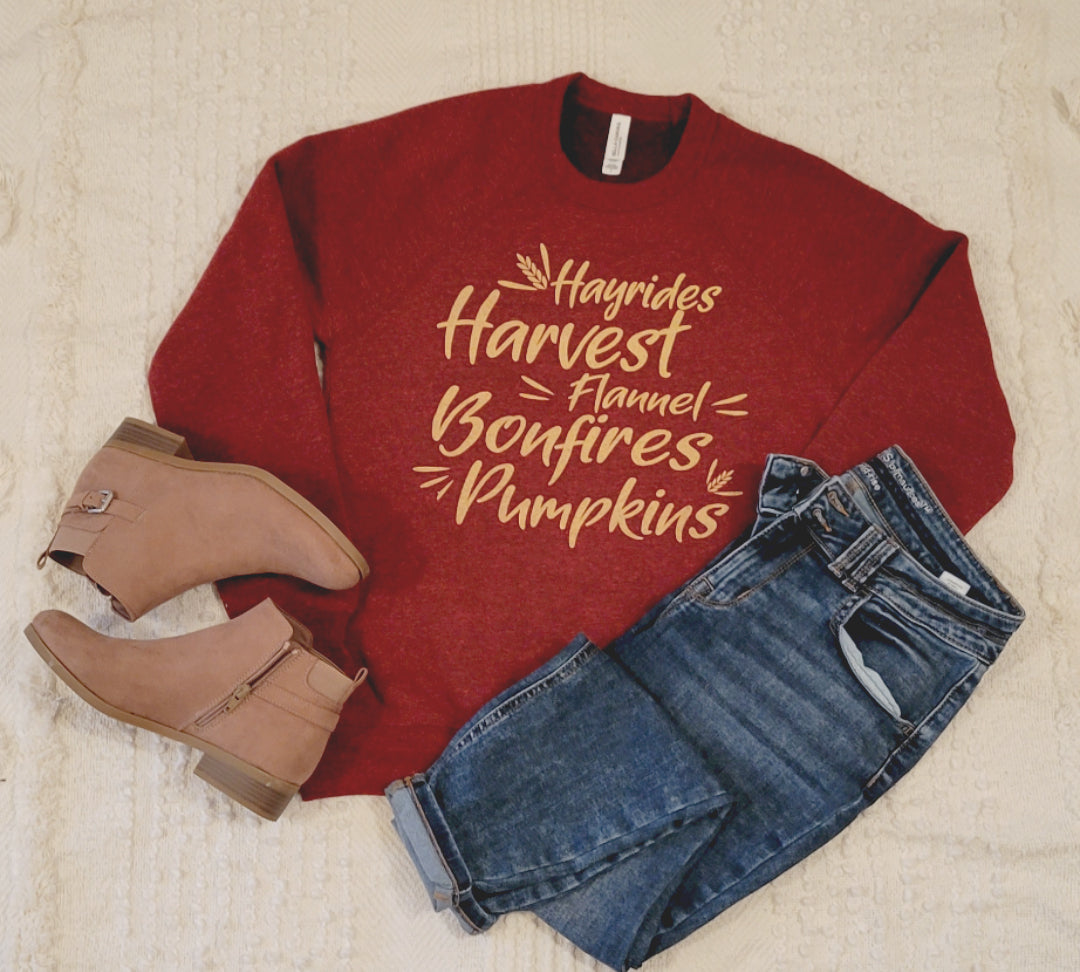 Hayrides, Harvest, Flannel, Bonfires, Pumpkins
