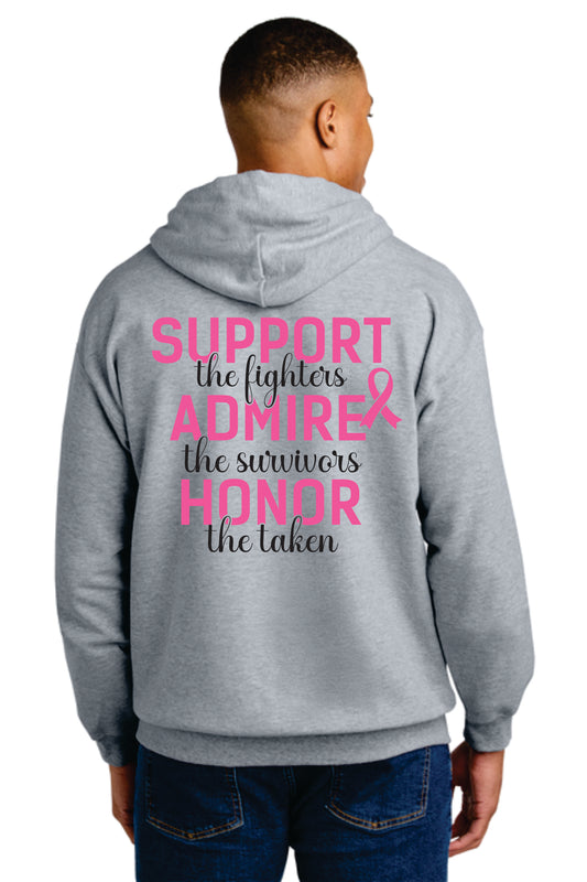Western Cancer Awareness Hoodie