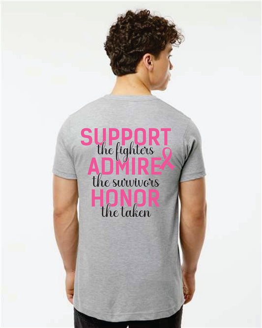 Western Cancer Awareness Short Sleeve