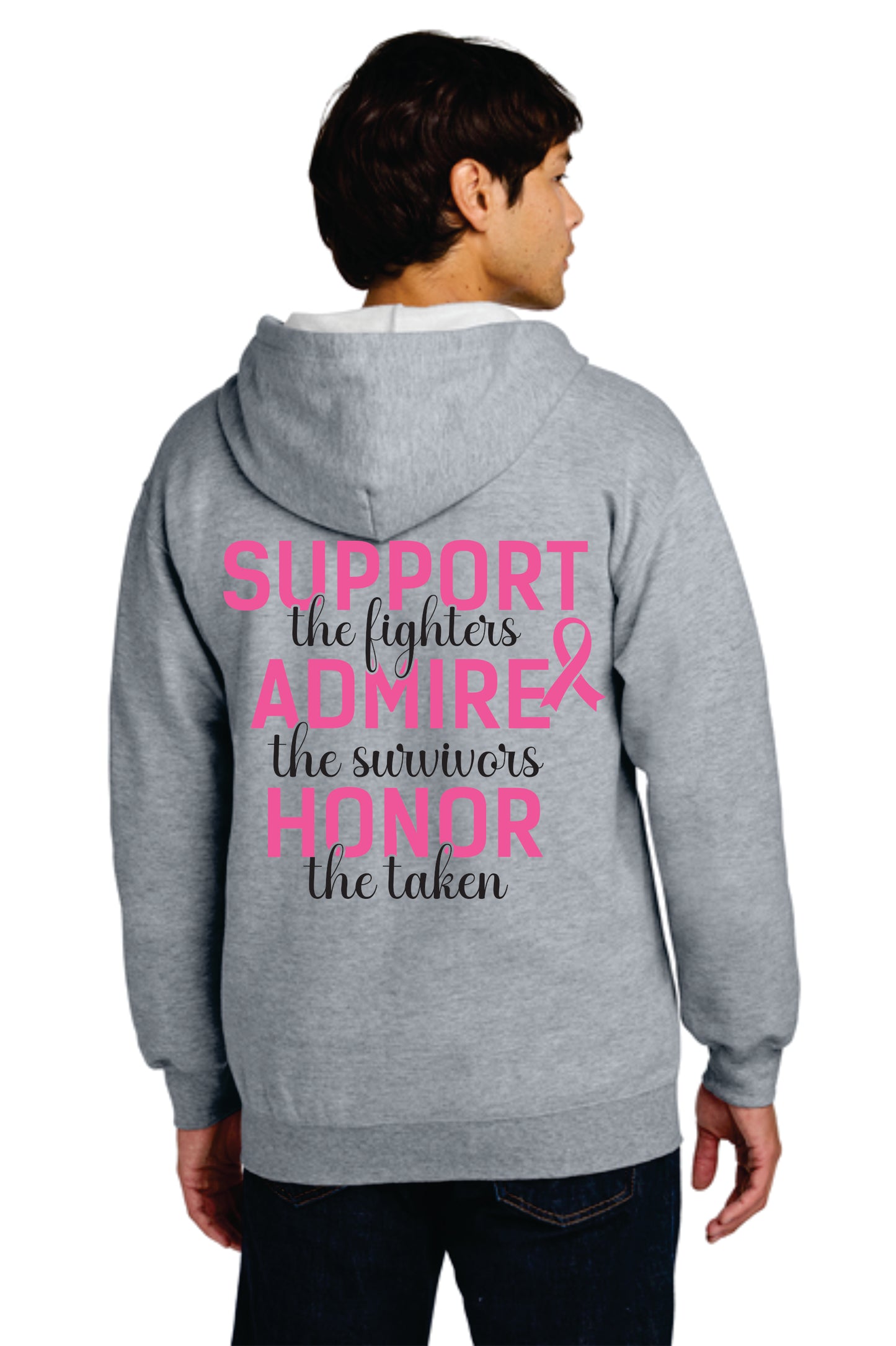Western Cancer Awareness Full Zip